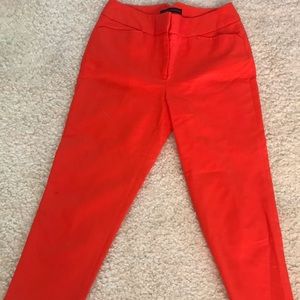 Bright Orange/Red Capri Pants